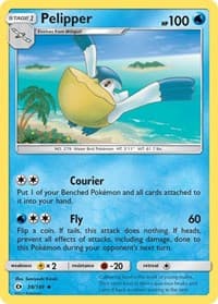 Pelipper - SM Base Set - Pokemon card