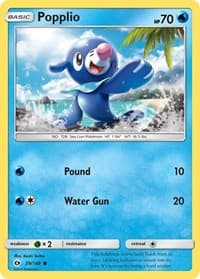 Popplio - SM Base Set - Pokemon card