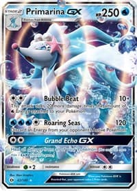 Primarina GX - SM Base Set - Pokemon card