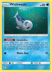 Wishiwashi - SM Base Set - Pokemon card