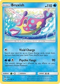 Bruxish - SM Base Set - Pokemon card