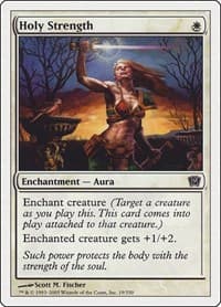 Holy Strength - 9th Edition - Magic: The Gathering card