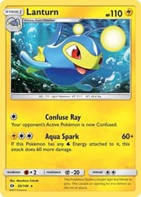 Lanturn - SM Base Set - Pokemon card