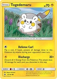 Togedemaru - SM Base Set - Pokemon card