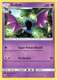 Golbat - SM Base Set - Pokemon card