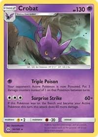 Crobat - SM Base Set - Pokemon card