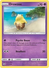 Drowzee - SM Base Set - Pokemon card
