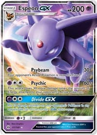 Espeon GX - SM Base Set - Pokemon card