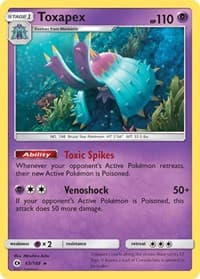 Toxapex - SM Base Set - Pokemon card