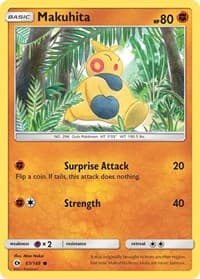 Makuhita - SM Base Set - Pokemon card