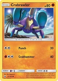 Crabrawler - SM Base Set - Pokemon card