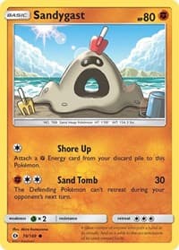 Sandygast - SM Base Set - Pokemon card