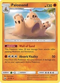 Palossand - SM Base Set - Pokemon card