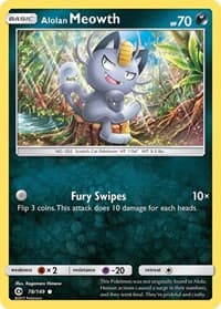 Alolan Meowth - SM Base Set - Pokemon card