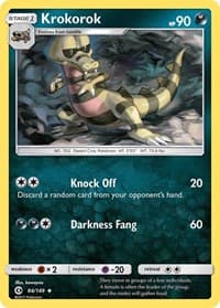 Krokorok - SM Base Set - Pokemon card