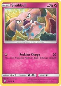 Snubbull - SM Base Set - Pokemon card