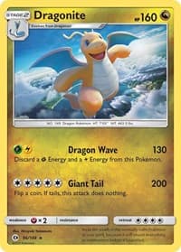 Dragonite - SM Base Set - Pokemon card