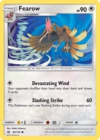 Fearow - SM Base Set - Pokemon card