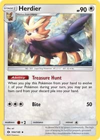 Herdier - SM Base Set - Pokemon card