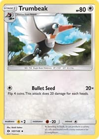 Trumbeak - SM Base Set - Pokemon card