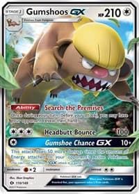 Gumshoos GX - SM Base Set - Pokemon card