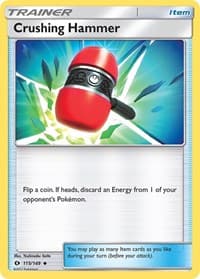 Crushing Hammer - SM Base Set - Pokemon card