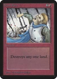 Stone Rain - Alpha Edition - Magic: The Gathering card