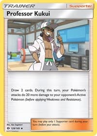 Professor Kukui - SM Base Set - Pokemon card