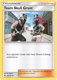 Team Skull Grunt - SM Base Set - Pokemon card