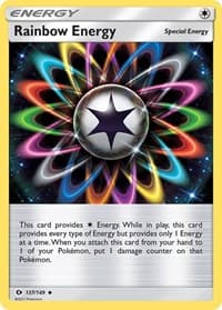 Rainbow Energy - SM Base Set - Pokemon card