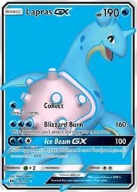 Lapras GX (Full Art) - SM Base Set - Pokemon card