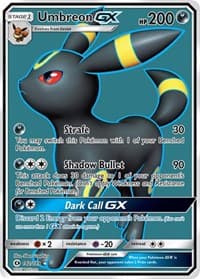 Umbreon GX (Full Art) - SM Base Set - Pokemon card