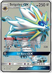 Solgaleo GX (Full Art) - SM Base Set - Pokemon card