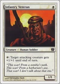 Infantry Veteran - 9th Edition - Magic: The Gathering card