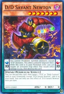 D/D Savant Newton - Structure Deck: Pendulum Domination - YuGiOh card