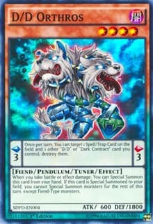 D/D Orthros - Structure Deck: Pendulum Domination - YuGiOh card