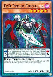 D/D Proud Chevalier - Structure Deck: Pendulum Domination - YuGiOh card