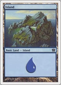 Island (338) - 9th Edition - Magic: The Gathering card