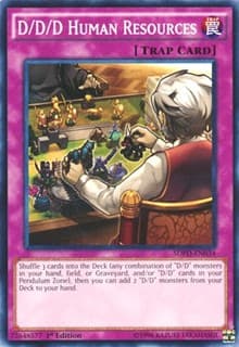 D/D/D Human Resources - Structure Deck: Pendulum Domination - YuGiOh card