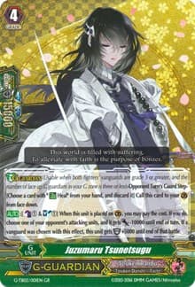 Juzumaru Tsunetsugu - G-TB02: Touken Ranbu (ONLINE) - Cardfight Vanguard card