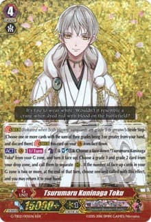 Tsurumaru Kuninaga Toku - G-TB02: Touken Ranbu (ONLINE) - Cardfight Vanguard card