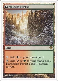 Karplusan Forest - 9th Edition - Magic: The Gathering card