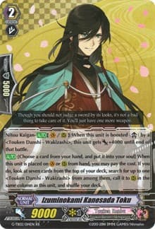 Izuminokami Kanesada Toku - G-TB02: Touken Ranbu (ONLINE) - Cardfight Vanguard card