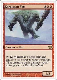 Karplusan Yeti - 9th Edition - Magic: The Gathering card