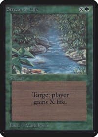 Stream of Life - Alpha Edition - Magic: The Gathering card