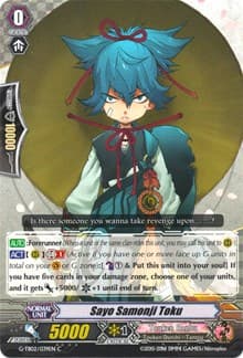 Sayo Samonji Toku - G-TB02: Touken Ranbu (ONLINE) - Cardfight Vanguard card