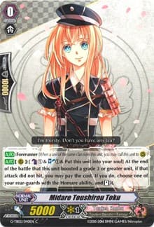 Midare Toushirou Toku - G-TB02: Touken Ranbu (ONLINE) - Cardfight Vanguard card