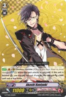 Akashi Kuniyuki - G-TTD01: Touken Ranbu (ONLINE) - Cardfight Vanguard card
