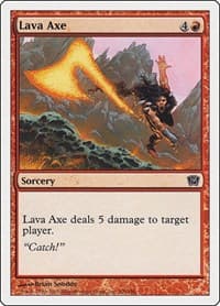 Lava Axe - 9th Edition - Magic: The Gathering card