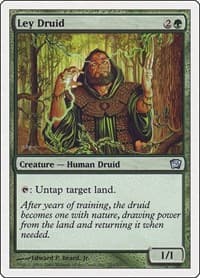 Ley Druid - 9th Edition - Magic: The Gathering card